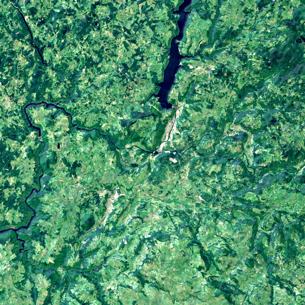 Saut de la Saule seen from above (Sentinel-2)