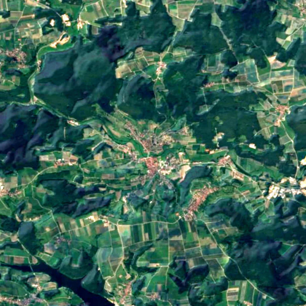 Schnittlinger Loch seen from above (Sentinel-2)