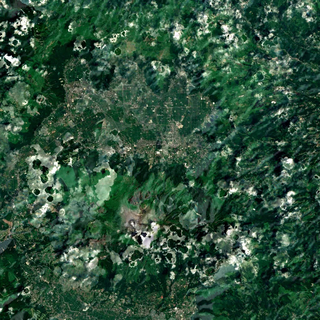 Sensuikyō seen from above (Sentinel-2)