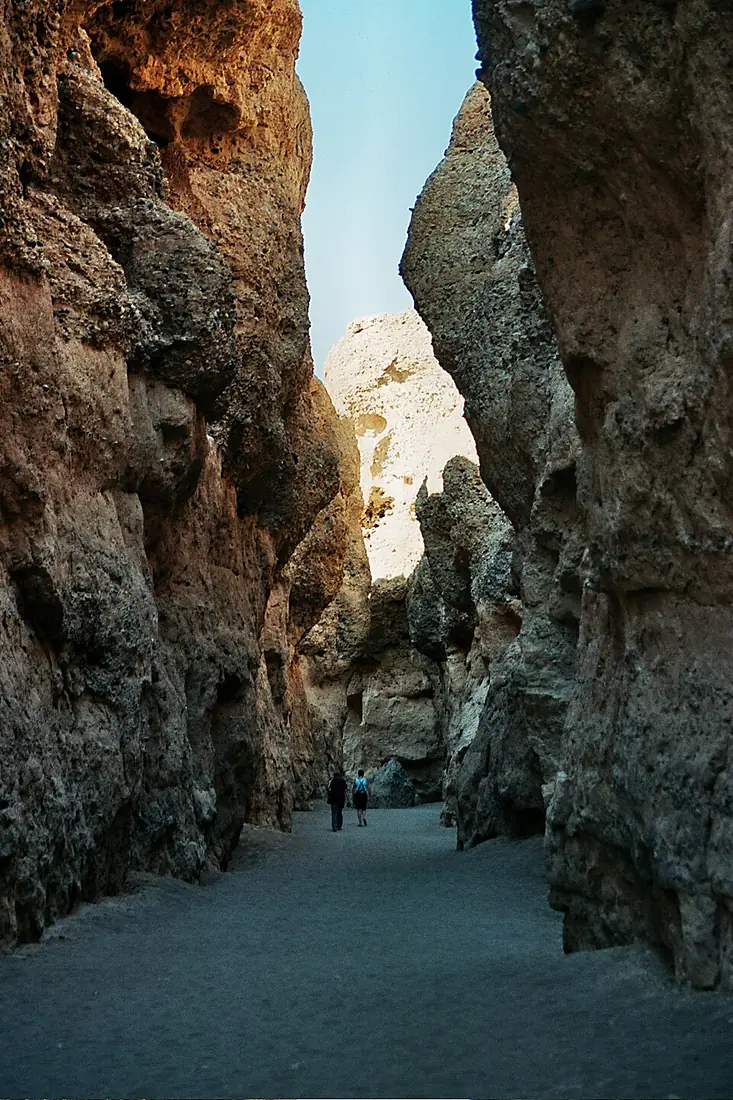 SES - Canyon walls and walkway in Sesriem Canyon, Namibia, 2007