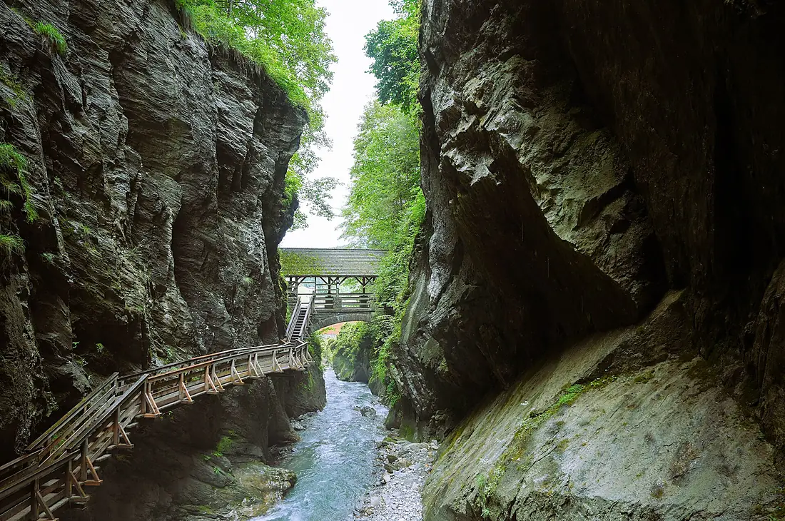 Blick aus der Sigmund Thun Klamm