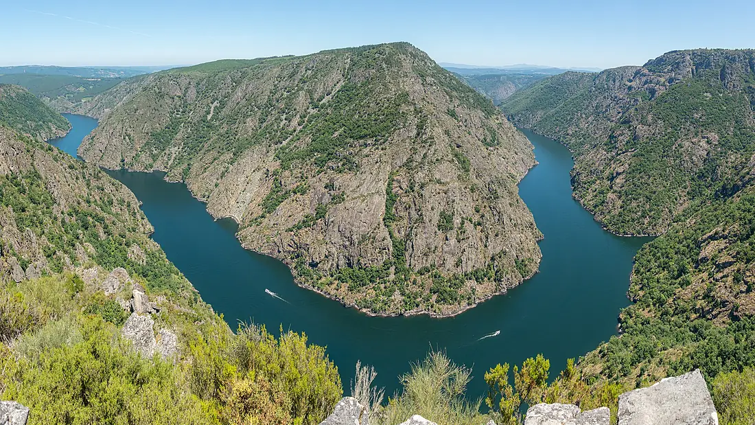 Cañon del Río Sil desde el mirador de Vilouxe