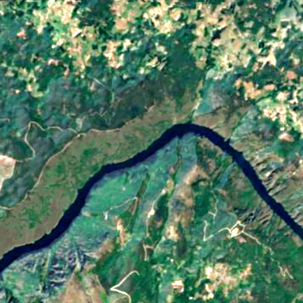 Sil Canyon seen from above (Sentinel-2)