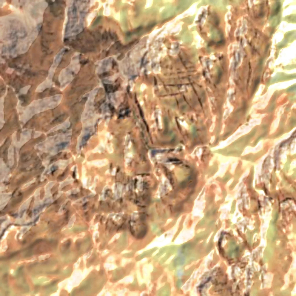 Siq seen from above (Sentinel-2)
