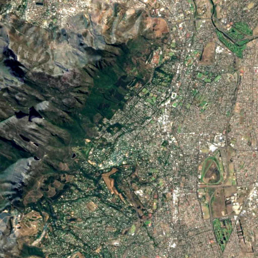 Skeleton Gorge seen from above (Sentinel-2)