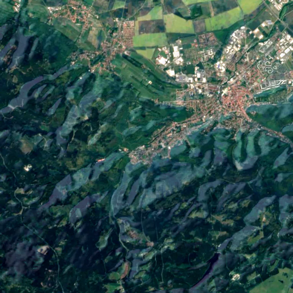 Steinerne Renne seen from above (Sentinel-2)