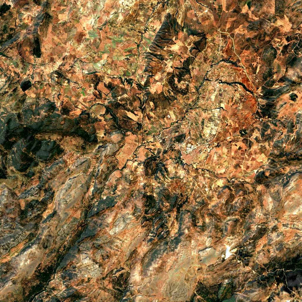 Tajo de Ronda seen from above (Sentinel-2)