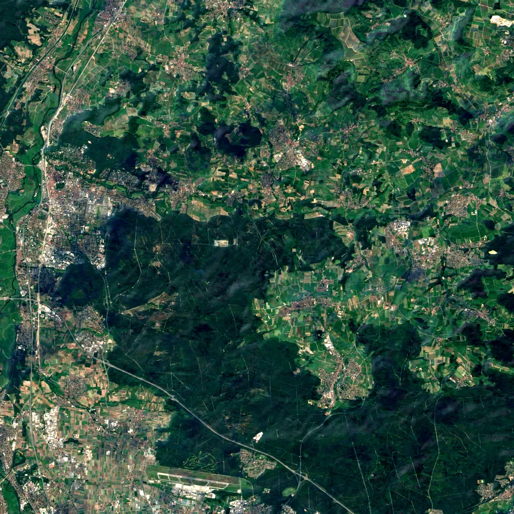 Teufelsbadstube seen from above (Sentinel-2)
