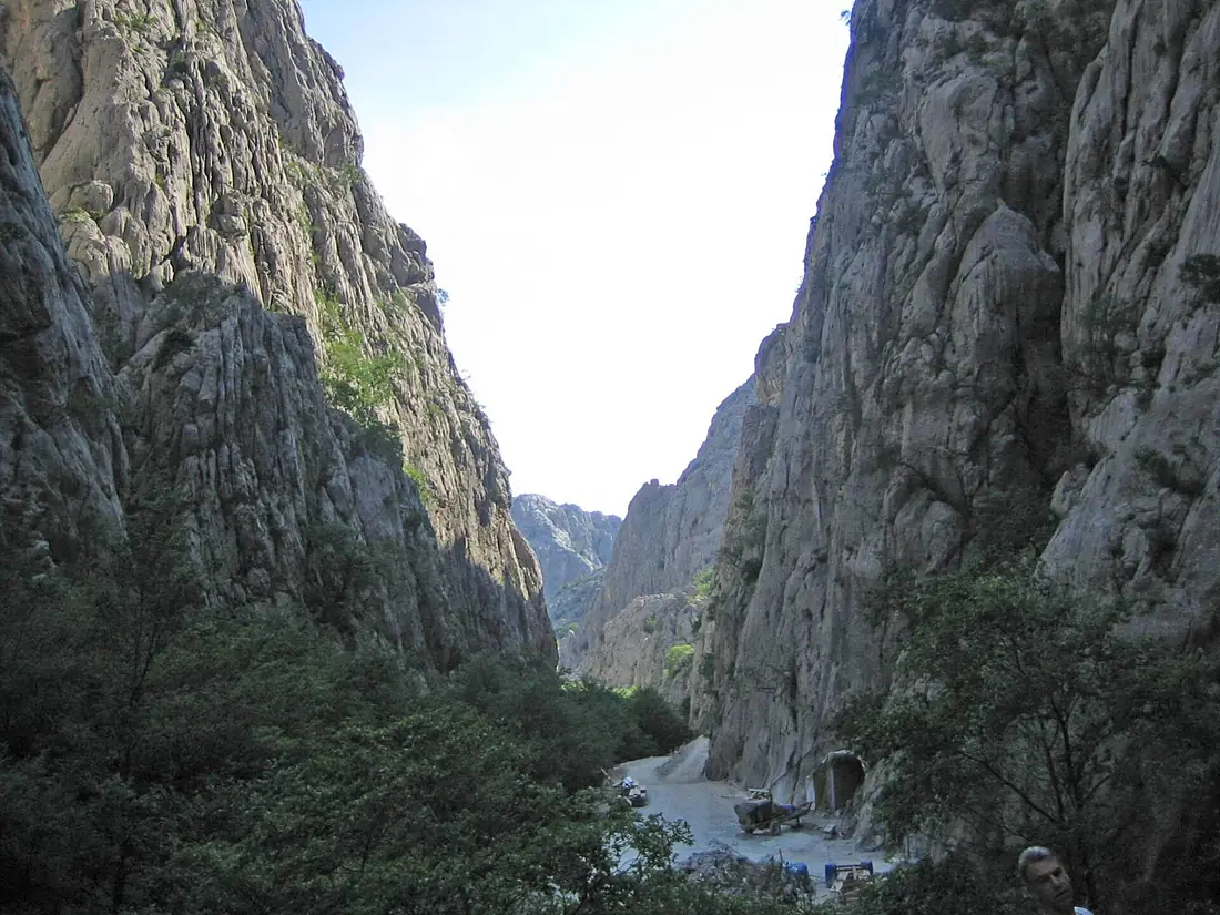 Nationalpark Paklenica Schlucht