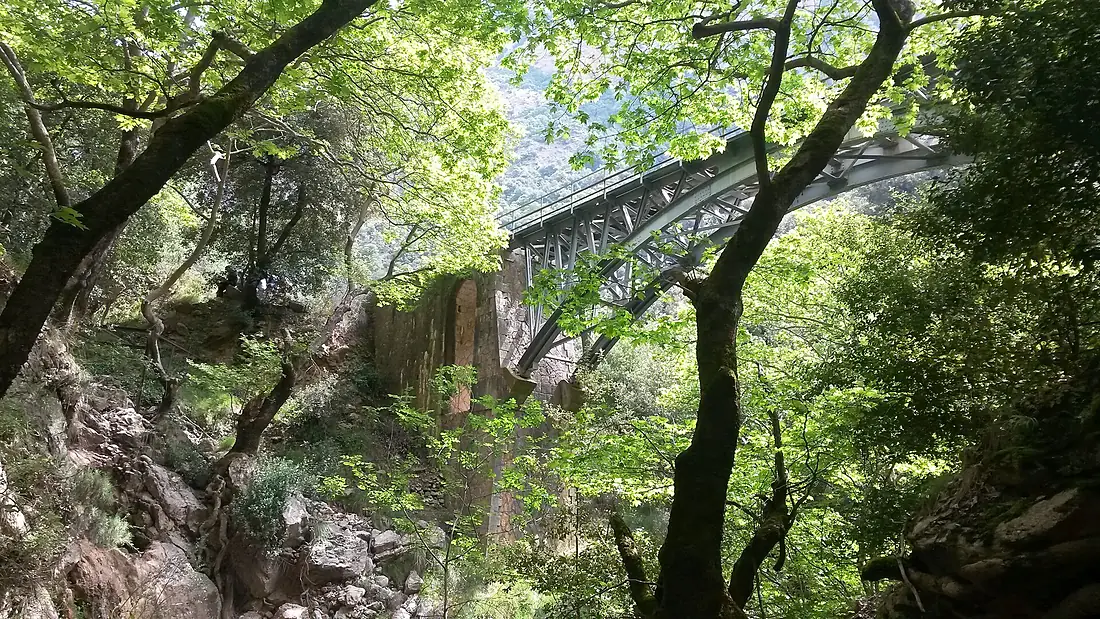 Bridge at Vouraikos gorge
