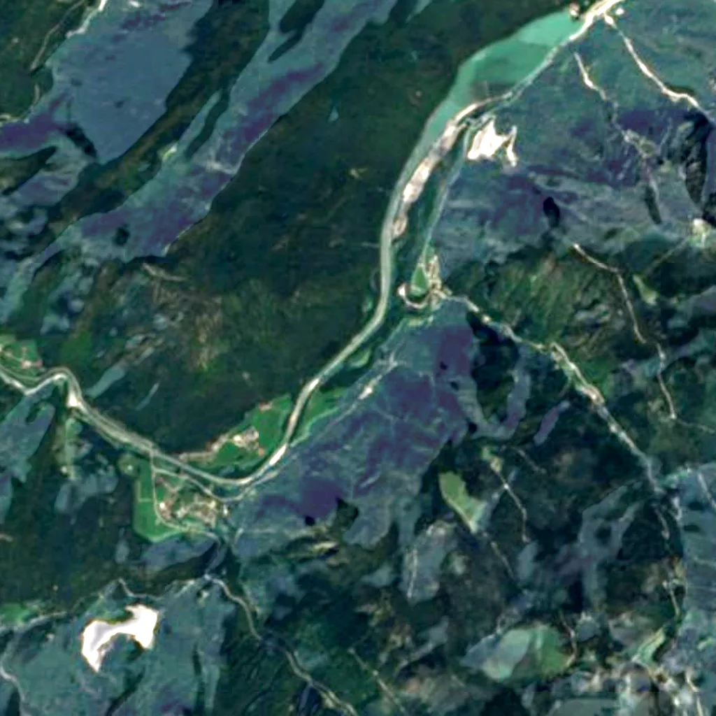 Weißbach seen from above (Sentinel-2)