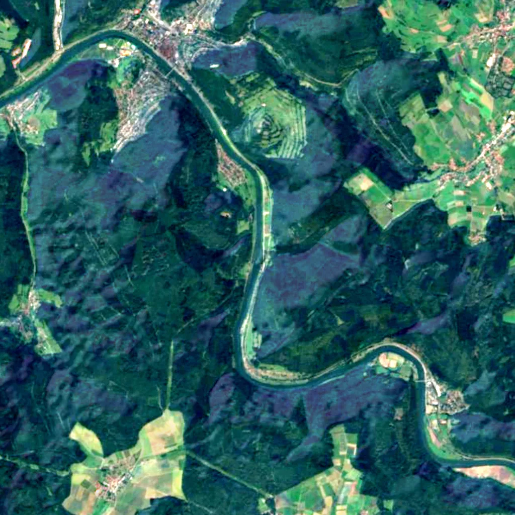 Wolfschlucht seen from above (Sentinel-2)