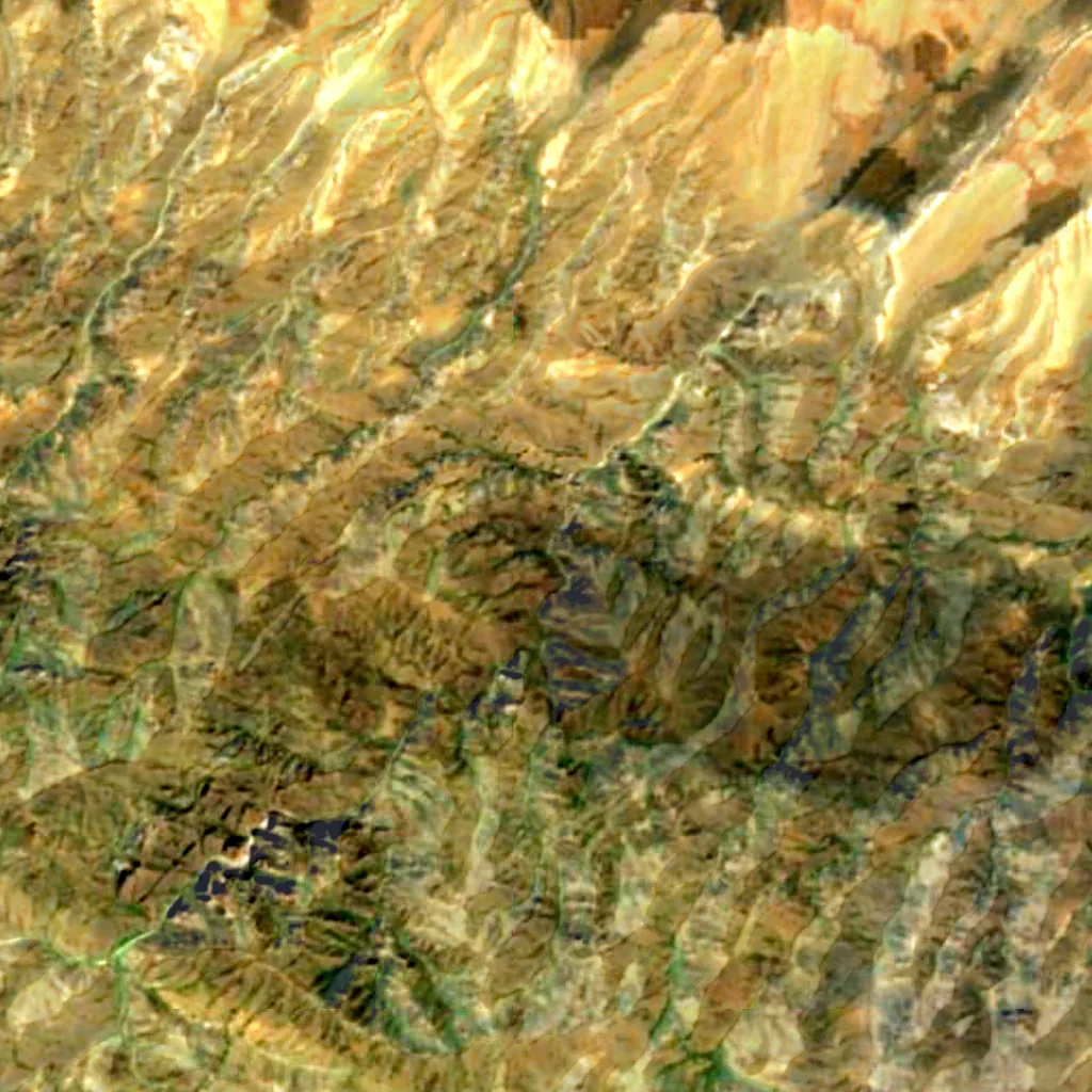 Yolyn Am seen from above (Sentinel-2)