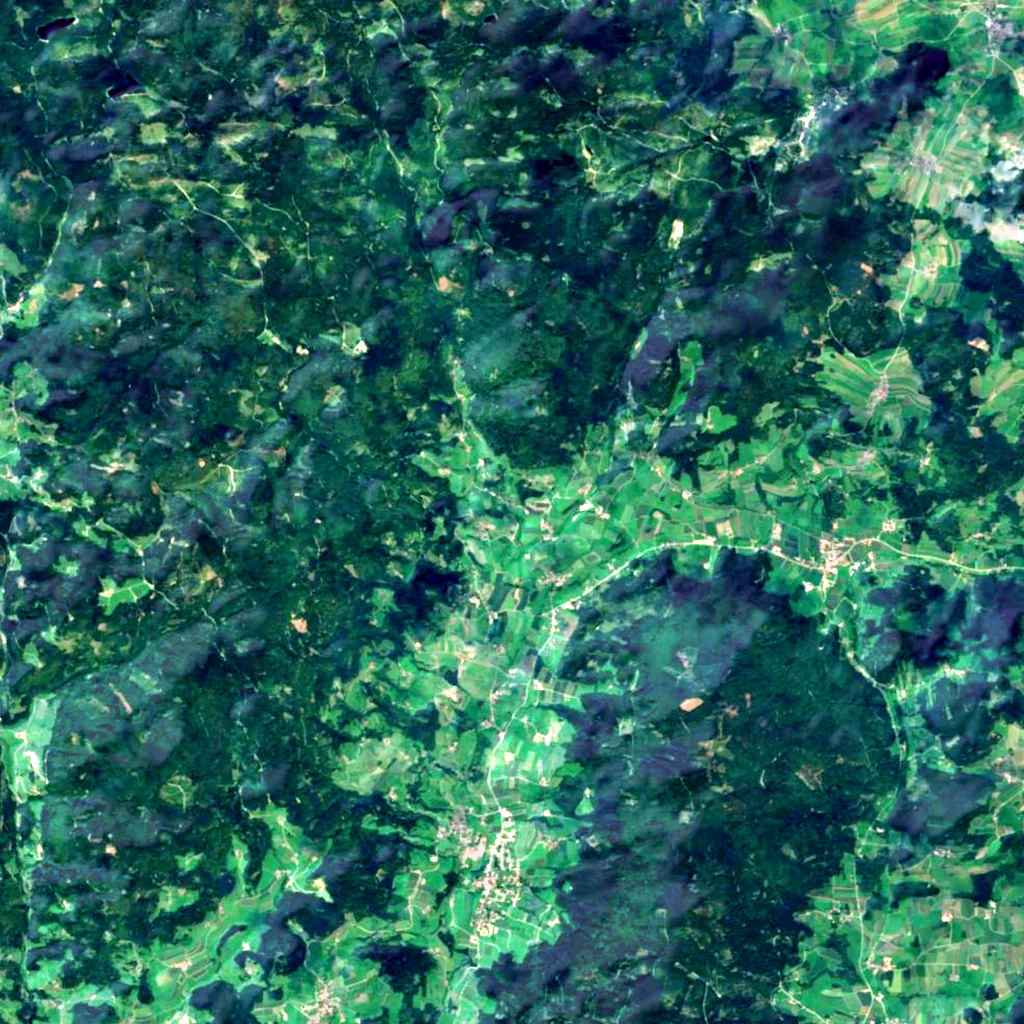 Ysperklamm seen from above (Sentinel-2)